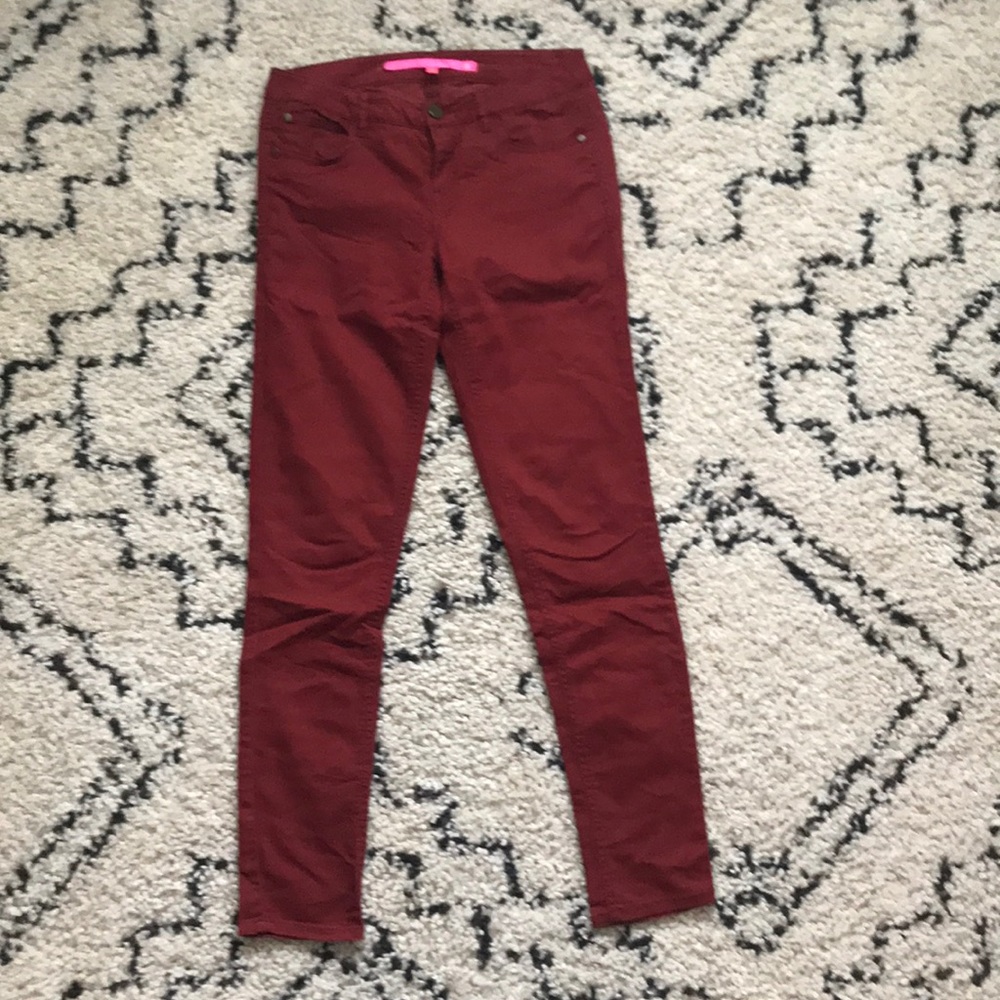 Rust red Tinseltown skinnies